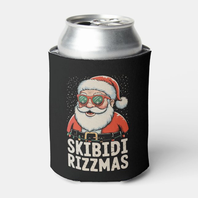 Rafraîchisseur Pour Canette Skibidi Rizzmas Père Noël Rizz Noël Noël Noël Noël (Can devant)