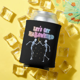 Rafraîchisseur Pour Canette Skull Neon Halloween Halloween Skeletons dansants 