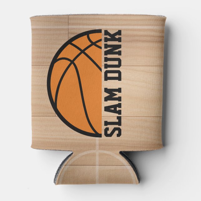 Rafraîchisseur Pour Canette Slam Dunk Basketball (Devant)