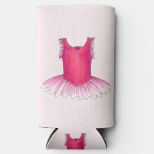 Rafraîchisseur Pour Canette Slim Ballerina Danse Ballet Rose Considérant Costume Tu
