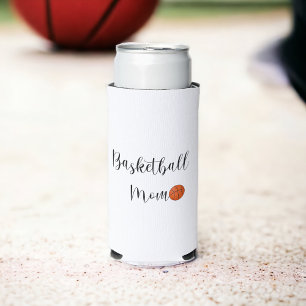 Rafraîchisseur Pour Canette Slim Basketball Maman Script Chemise mignonne