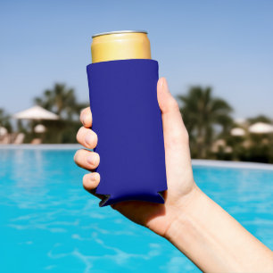 Rafraîchisseur Pour Canette Slim Bleu Marine Uni