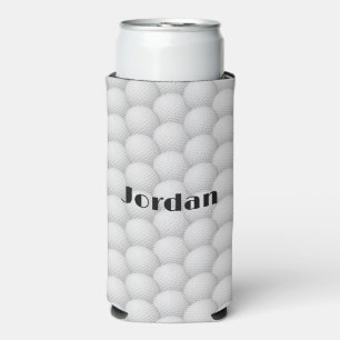 Rafraîchisseur Pour Canette Slim Boules de golf Résumé Design Seltzer Can Cooler