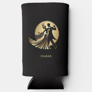 Rafraîchisseur Pour Canette Slim Cadeau de nom Gatsby Art Déco années 20 Prohibitio