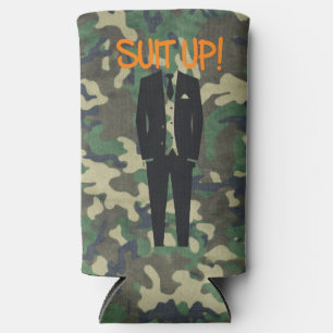 Rafraîchisseur Pour Canette Slim camouflage tenue de mariage pour la fête boissons