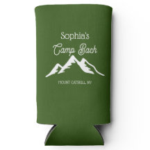 Camp Personnalisé Rétro Montagnes Bach Vert