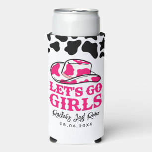 Rafraîchisseur Pour Canette Slim Canette de seltzer Bachelorette Last Rodeo Cowgirl