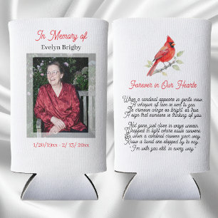 Rafraîchisseur Pour Canette Slim Cardinal Poème Mémorial Cadeau