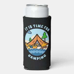 Rafraîchisseur Pour Canette Slim C'est le moment pour un camping personnalisé