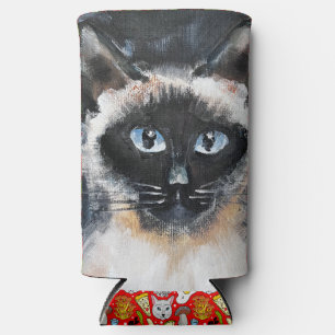 Rafraîchisseur Pour Canette Slim chat siamois