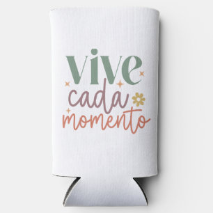 Rafraîchisseur Pour Canette Slim Citation Inspirante "Vive Canada Momento"