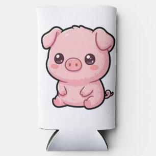 Rafraîchisseur Pour Canette Slim Cochon de bébé mignon