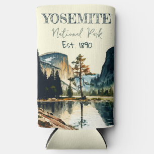 Rafraîchisseur Pour Canette Slim Couleur d'eau du parc national Yosemite Coucher de
