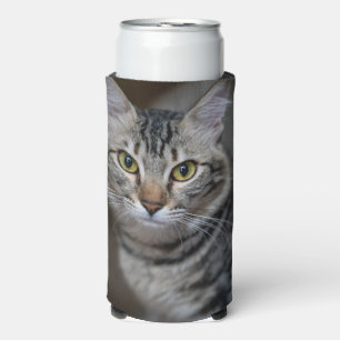 Rafraîchisseur Pour Canette Slim Créez Votre Propre Photo Personnalisée de Chat de