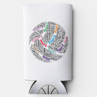 Rafraîchisseur Pour Canette Slim Customisé Netball Team Seltzer Can Cooler