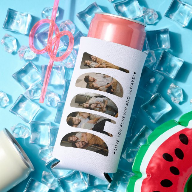 Rafraîchisseur Pour Canette Slim DADDY Photo Letters (Été in situ)