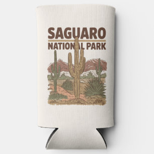 Rafraîchisseur Pour Canette Slim Désert de Sonoran Parc national du Saguaro