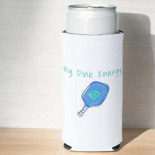 Rafraîchisseur Pour Canette Slim Drôle Pickleball Big Dink Energy