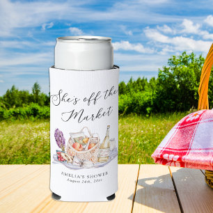 Rafraîchisseur Pour Canette Slim Elle est hors du marché Fête de fiançailles au mar