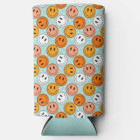Emoji de sourire drôle rétro groovy Refroidisseur