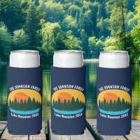 Family Lake Reunion Cute Coucher de soleil Customi