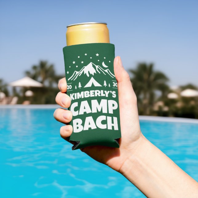 Rafraîchisseur Pour Canette Slim Fête de Bach au camp vert (Piscine in situ)