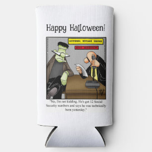 Rafraîchisseur Pour Canette Slim FunnyHalloween Humour peut refroidir cadeau