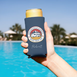 Rafraîchisseur Pour Canette Slim Gardiens de vacances en famille Personnalisé