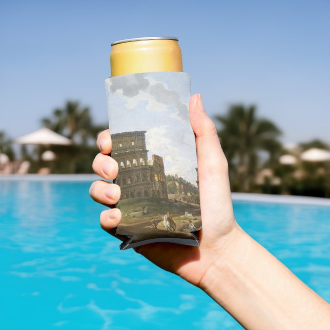 Rafraîchisseur Pour Canette Slim Giovanni Paolo Panini Vue du Colisée (Piscine in situ)