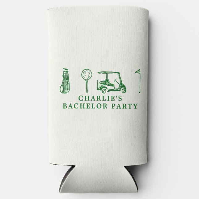 Rafraîchisseur Pour Canette Slim Golf Cocktail Tall (Recto)