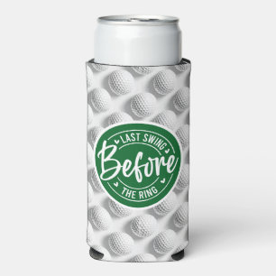 Rafraîchisseur Pour Canette Slim Golf et bière Drôle de Dire pour Mariage de baccal