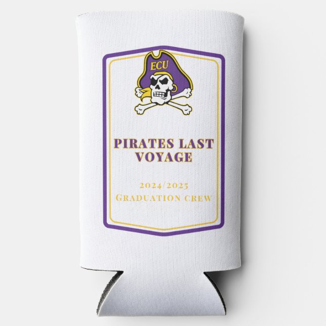 Rafraîchisseur Pour Canette Slim Grèce Graduation Cruise Slim Koozie (Recto)