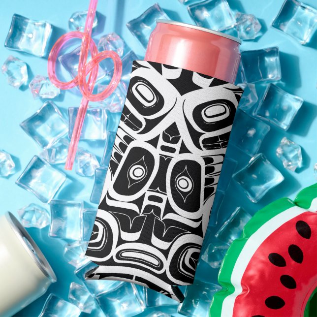 Rafraîchisseur Pour Canette Slim Haida Eagle Thunderbird (Nord-Ouest de la Colombie (Été in situ)