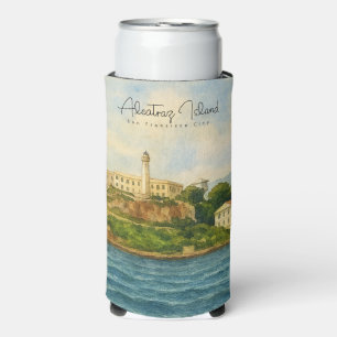 Rafraîchisseur Pour Canette Slim Île d'Alcatraz – Site touristique de San Francisco