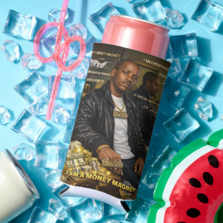 RAFRAÎCHISSEUR  POUR CANETTE SLIM JE SUIS UN AIMANT À ARGENT COOLER DE BOÎTE