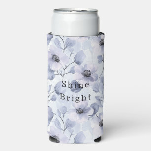 Rafraîchisseur Pour Canette Slim Jolies fleurs violettes