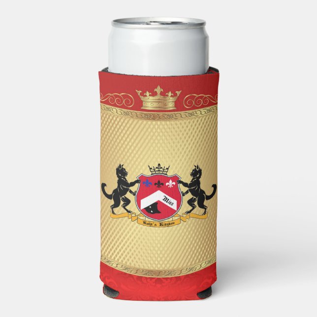 Rafraîchisseur Pour Canette Slim Kolja's Kingdom Royal Can Cooler ! (Seltzer Recto)
