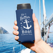 La Vie Est Mieux Sur Le Bateau Nautique Nom De Fam