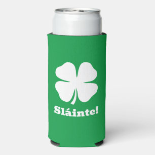 Rafraîchisseur Pour Canette Slim Le seltzer vert peut refroidir pour la Saint Patri