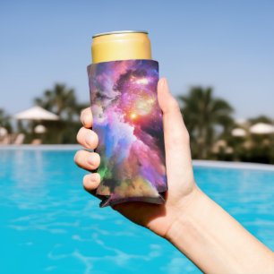 Rafraîchisseur Pour Canette Slim L'oeuvre Cloud de SlipperyJoe abstraite surre vibr