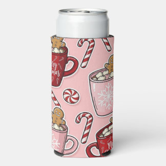 Rafraîchisseur Pour Canette Slim Manchon de Noël
