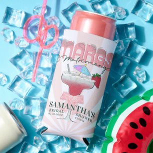 Rafraîchisseur Pour Canette Slim Margs Matrimony Tequila Fête des mariées Bachelore