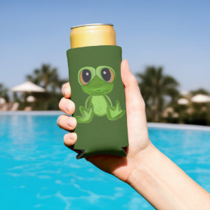 Rafraîchisseur Pour Canette Slim Mon ami la grenouille verte
