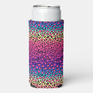 Rafraîchisseur Pour Canette Slim Motif couleur léopard