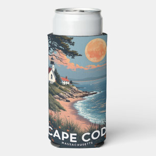 Rafraîchisseur Pour Canette Slim Nom personnalisé Cape Cod Massachusetts