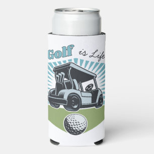 Rafraîchisseur Pour Canette Slim Nom personnalisé Golf est vie