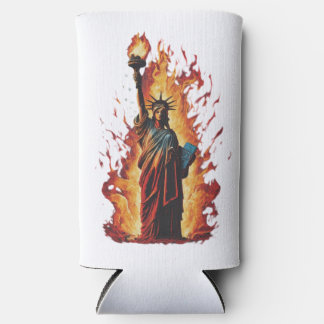 Rafraîchisseur Pour Canette Slim Nuit des Lumières de la Liberté