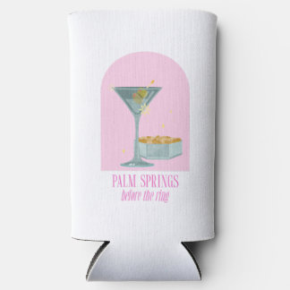 Rafraîchisseur Pour Canette Slim Palm Springs Bachelorette Can Cooler