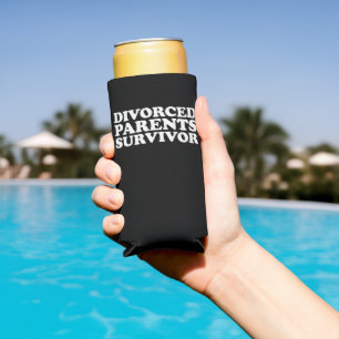 Rafraîchisseur Pour Canette Slim Parents divorcés Survivant drôle