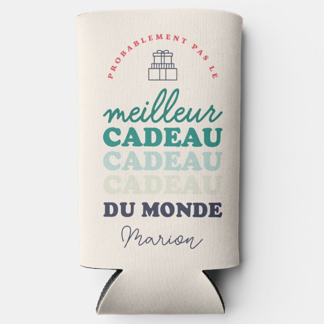 Rafraîchisseur Pour Canette Slim Pas le meilleur du monde (Recto)